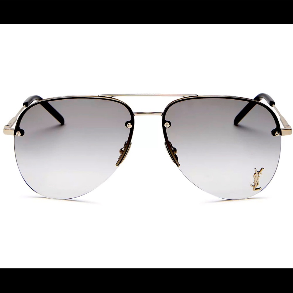 YSL Monogram Aviators NWT